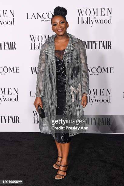 Genevieve Nnaji attends the Vanity Fair and Lancôme Women in Hollywood celebration at Soho House on February 06, 2020 in West Hollywood, California.