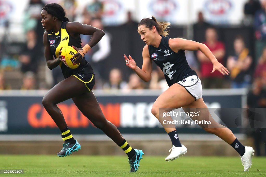 AFLW Rd 1 - Richmond v Carlton