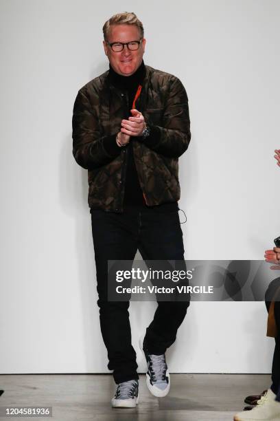 Fashion designer Todd Snyder walks the runway at the Todd Snyder Fall/Winter 2020-2021 fashion show during New York Fashion Week Men's on February 5,...