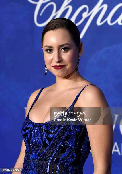 Jazmin Grace Grimaldi arrives at the 2020 Hollywood For The Global Ocean Gala Honoring HSH Prince Albert II Of Monaco at Palazzo di Amore on February...