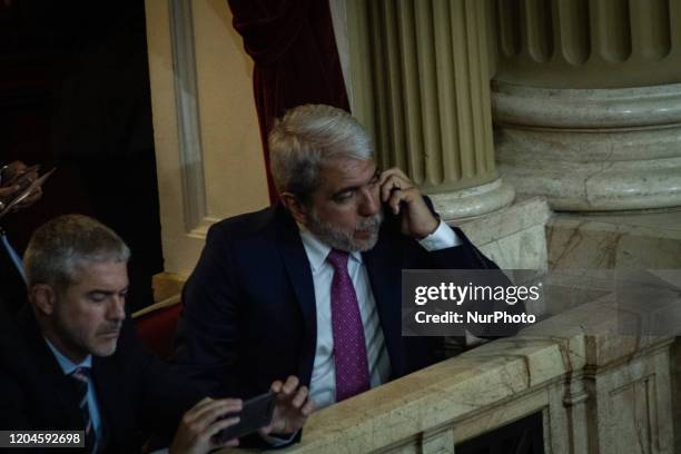 Aníbal Fernández during the opening session of the 138th period of the Argentine Congress on March 01, 2020 in Buenos Aires, Argentina.