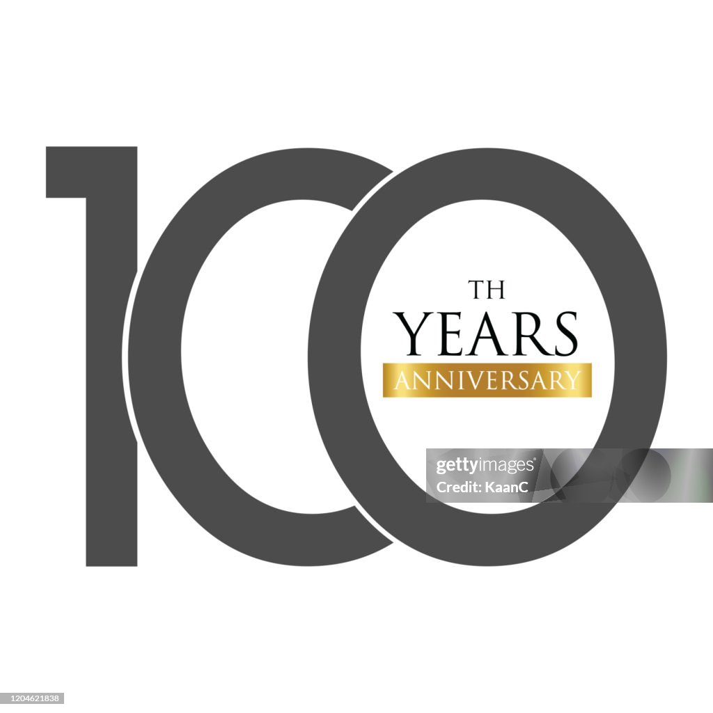 Anniversary logo template isolated, anniversary icon label, anniversary symbol stock illustration