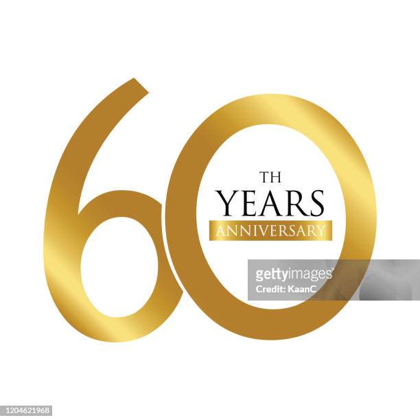stockillustraties, clipart, cartoons en iconen met de grafiek van het embleem van de verjaardag geïsoleerd, etiket van het verjaardagspictogram, de illustratie van de verjaardagssymboolvoorraad - 60 jarig jubileum