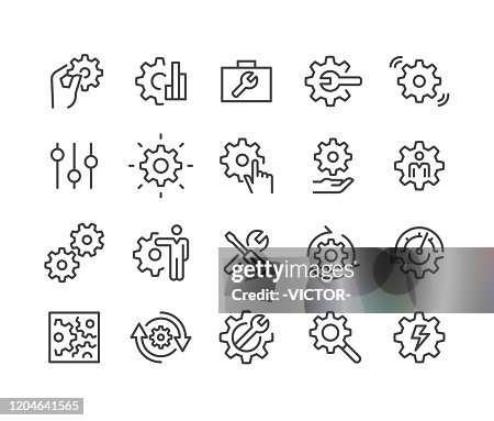 Settings Icons - Classic Line Series Settings Icons - Classic Line Series