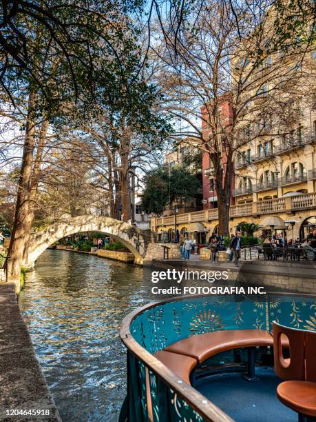 passeio do rio em san antonio - caminho do rio san antonio - fotografias e filmes do acervo