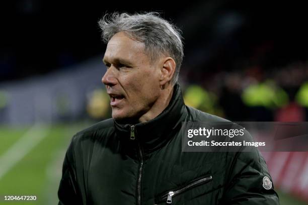 Marco Van Basten during the Dutch Eredivisie match between Ajax v AZ Alkmaar at the Johan Cruijff Arena on March 1, 2020 in Amsterdam Netherlands