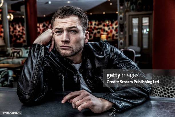 Actor Taron Egerton is photographed for Attitude magazine on February 8, 2019 in London, England.