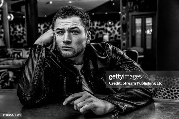 Actor Taron Egerton is photographed for Attitude magazine on February 8, 2019 in London, England.