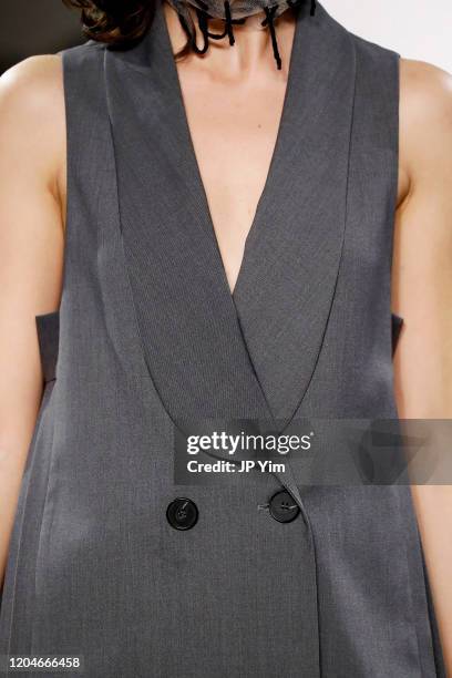 Model walks the runway, fashion detail, for the Blancore fashion show during February 2020 - New York Fashion Week: The Shows at Gallery II at Spring...