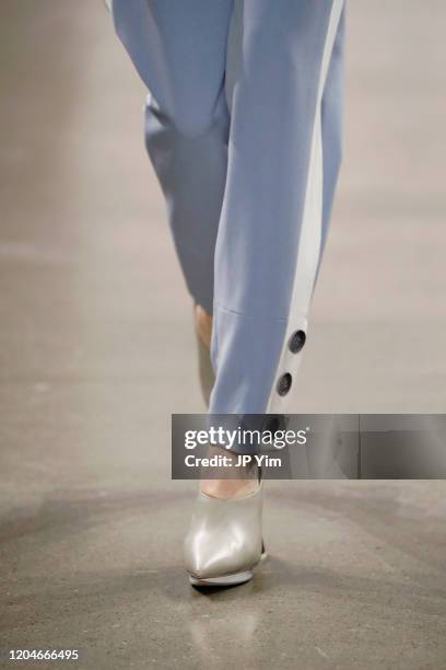 Model walks the runway for the Blancore fashion show during February 2020 - New York Fashion Week: The Shows at Gallery II at Spring Studios on...