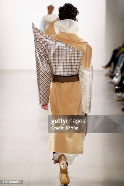 Model walks the runway for the Blancore fashion show during February 2020 - New York Fashion Week: The Shows at Gallery II at Spring Studios on...