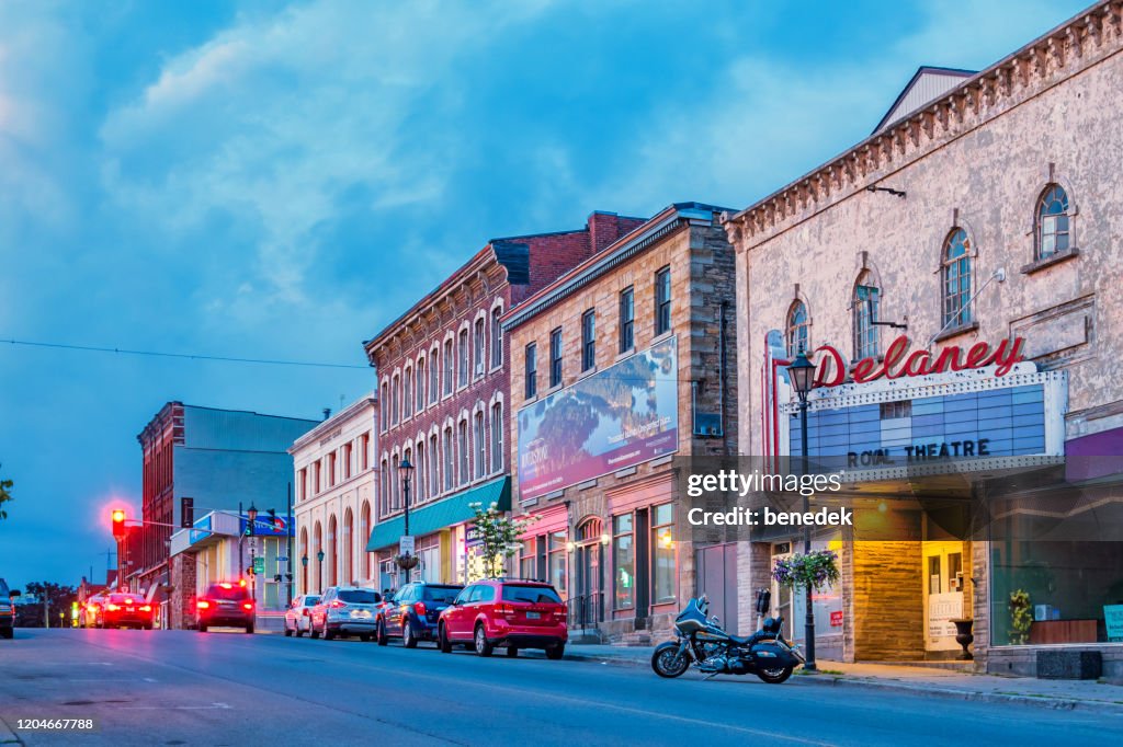 Downtown Gananoque Ontario Canada
