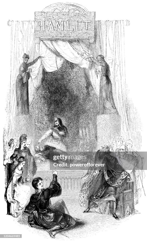 Hamlet With Scenes From The Play Works Of William Shakespeare High-Res ...