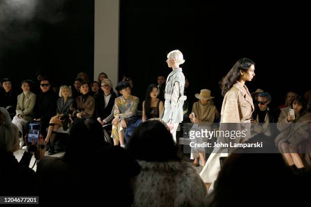 View of the front row during the Blancore fashion show during February 2020 - New York Fashion Week: The Shows at Gallery II at Spring Studios on...