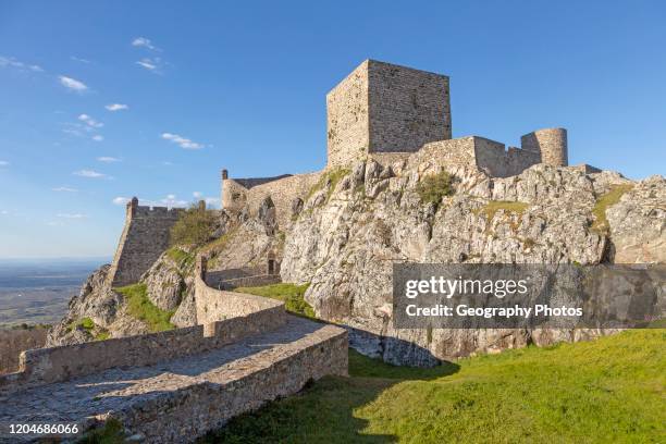 Historic castle medieval village of Marvao, Portalegre district, Alto Alentejo, Portugal, Southern Europe.