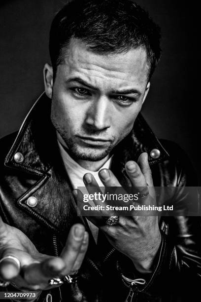 Actor Taron Egerton is photographed for Attitude magazine on February 8, 2019 in London, England.