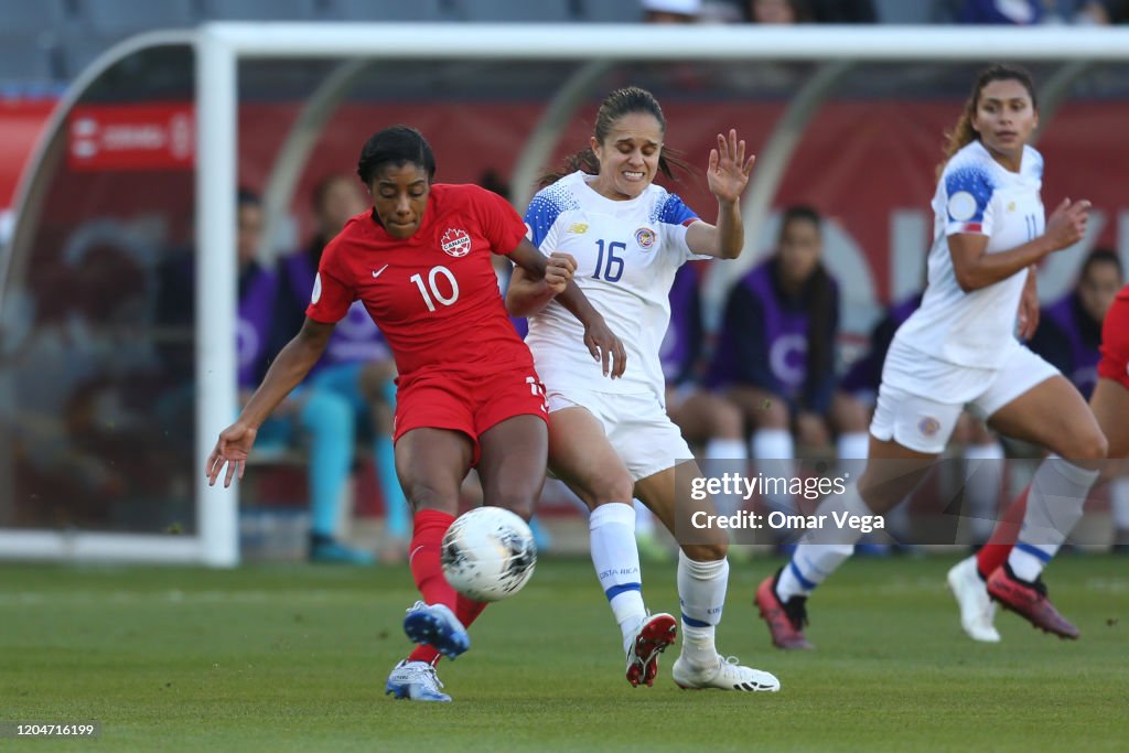 Canada v Costa Rica: Semifinals - 2020 CONCACAF Women's Olympic Qualifying