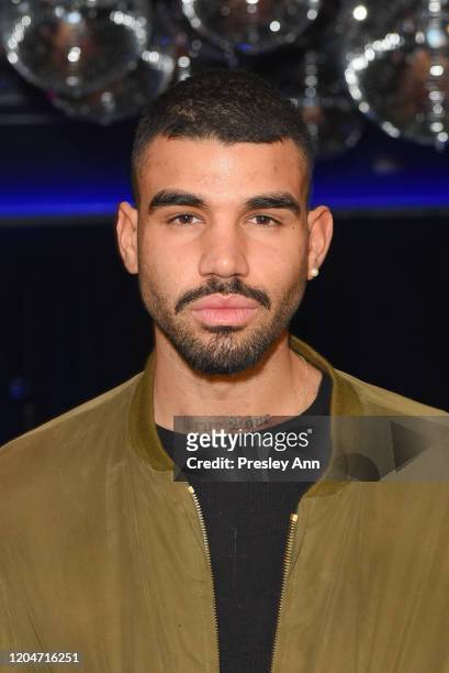 Miles Richie attends Baja East FW20 Los Angeles runway show at Sunset at EDITION on February 07, 2020 in West Hollywood, California.