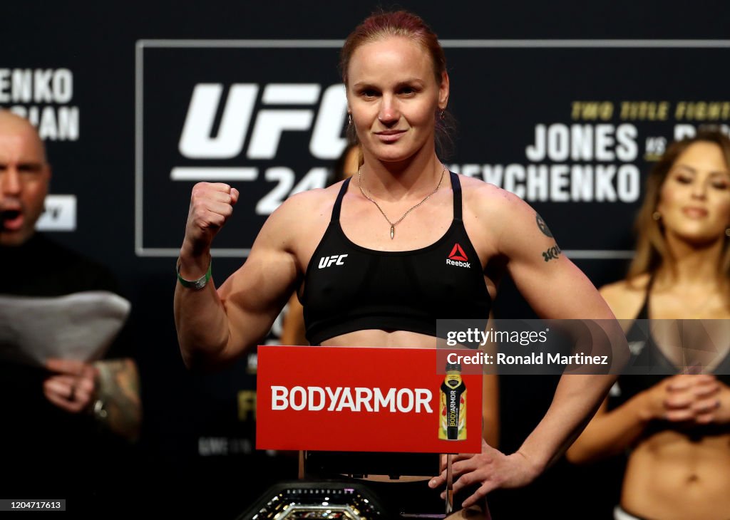 UFC 247 Jones v Reyes: Weigh-Ins