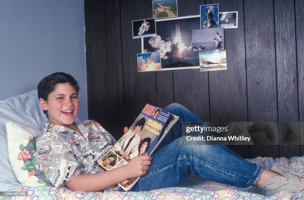 Joaquin Phoenix At Home in 1985