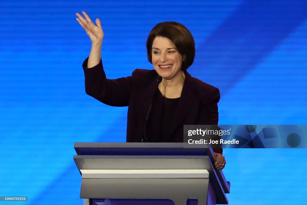 Democratic Presidential Candidates Debate In New Hampshire Ahead Of First Primary Contest