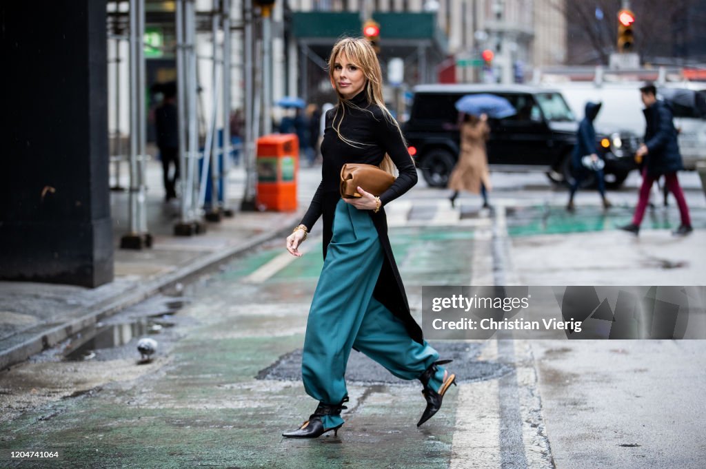 Street Style - Day 2 - New York Fashion Week February 2020