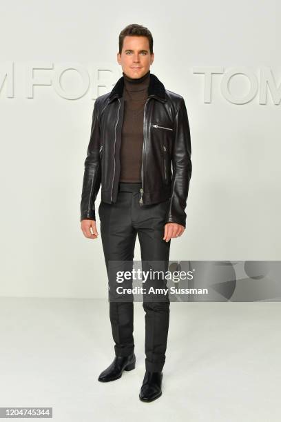 Matt Bomer attends the Tom Ford AW20 Show at Milk Studios on February 07, 2020 in Hollywood, California.