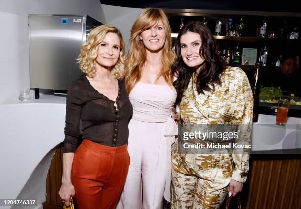 Kyra Sedgwick, Connie Britton and Idina Menzel as Tequila Don Julio Celebrates the 13th Annual Women In Film Oscar Nominees Party at Sunset Room...