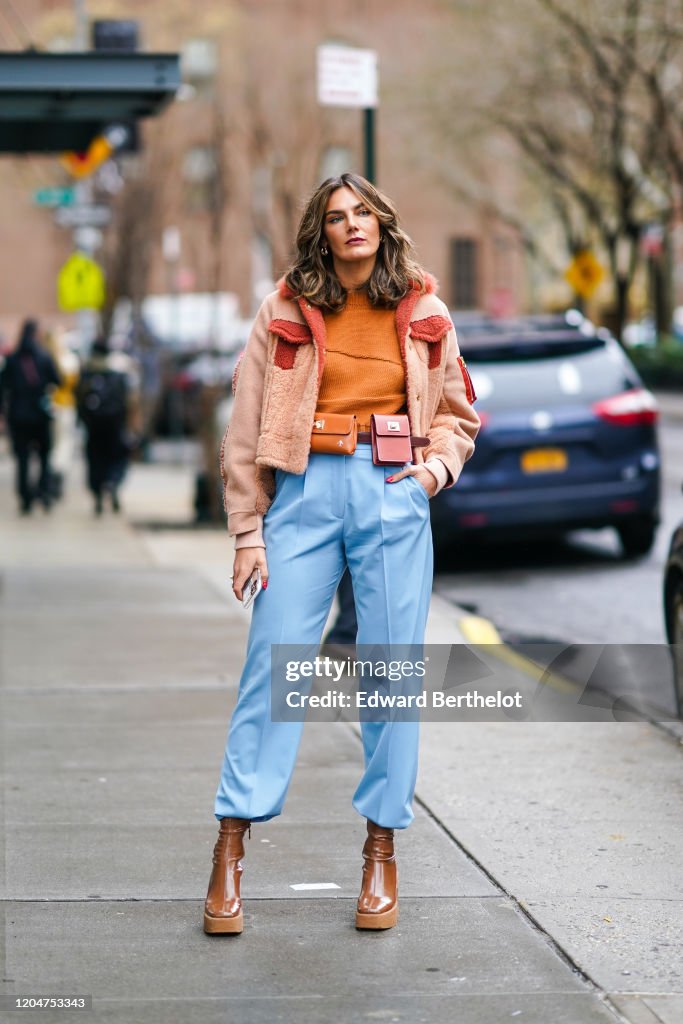 Street Style - Day 2 - New York Fashion Week February 2020