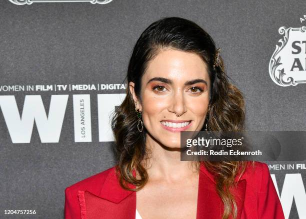 Nikki Reed attends 13th Annual Women In Film Female Oscar Nominees Party at Sunset Room Hollywood on February 07, 2020 in Hollywood, California.