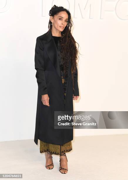 Lisa Bonet arrives at the Tom Ford AW20 Show at Milk Studios on February 07, 2020 in Hollywood, California.