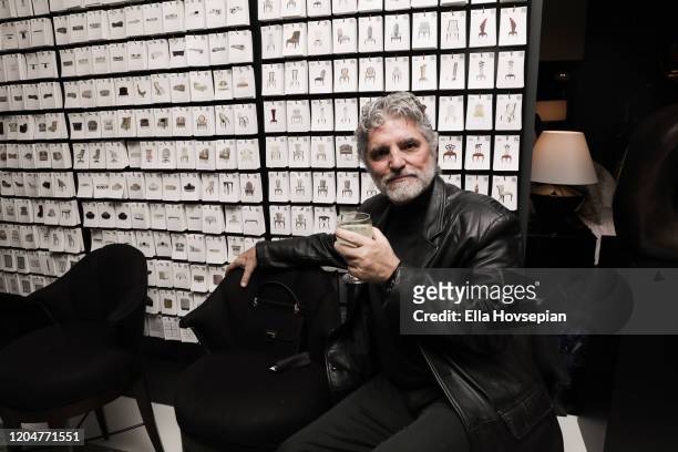 Guest at the LA Launch Event Of SohoMuse at Christopher Guy West Hollywood Showroom on February 07, 2020 in West Hollywood, California.