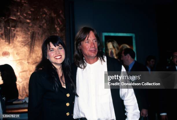 Actors Lucy Lawless and Kevin Sorbo attend an MCA Television promtional event for their TV shows 'Xena: Warrior Princess' and 'Hercules: The...