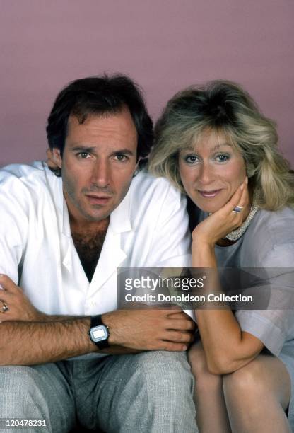 Actress Judith Light and her husband actor Robert Desiderio apose for a portrait in 1986 in Los Angeles, California.