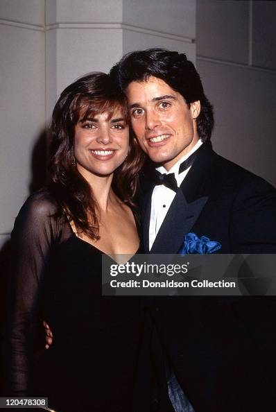 Lisa Rinna Peter Reckell Actors Peter Barton and Lisa Rinna attend an event in 1989 in Los ...