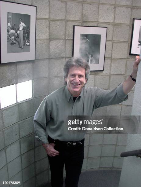 Music photo archivist Michael Ochs poses for a portrait in his office in March 2001 in Los Angeles, California.