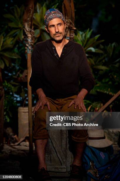"Out for Blood" - Ethan Zohn at Tribal Council on the Third episode of SURVIVOR: WINNERS AT WAR, airing Wednesday, Feb. 26 on the CBS Television...