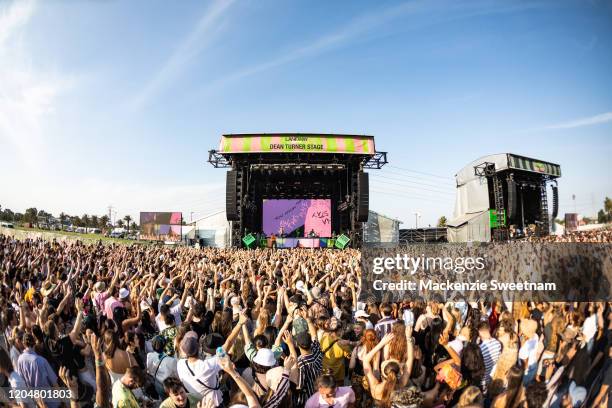 Ruel performs at St Jerome's Laneway Festival on February 08, 2020 in Melbourne, Australia.