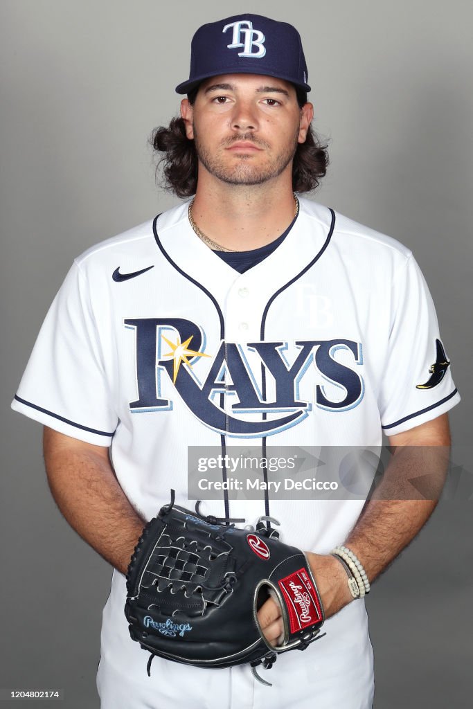 Phoenix Sanders of the Tampa Bay Rays poses during Photo Day on