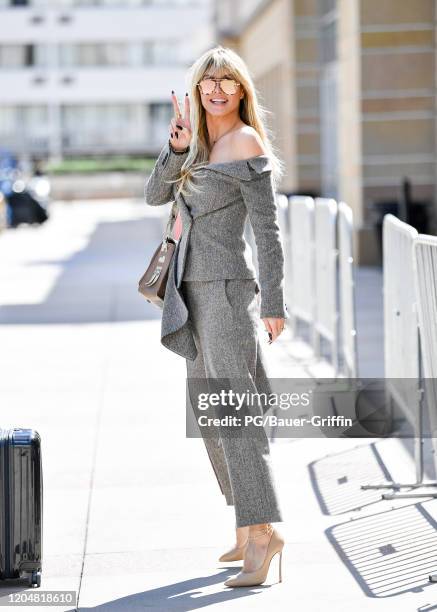 Heidi Klum is seen on March 02, 2020 in Los Angeles, California.