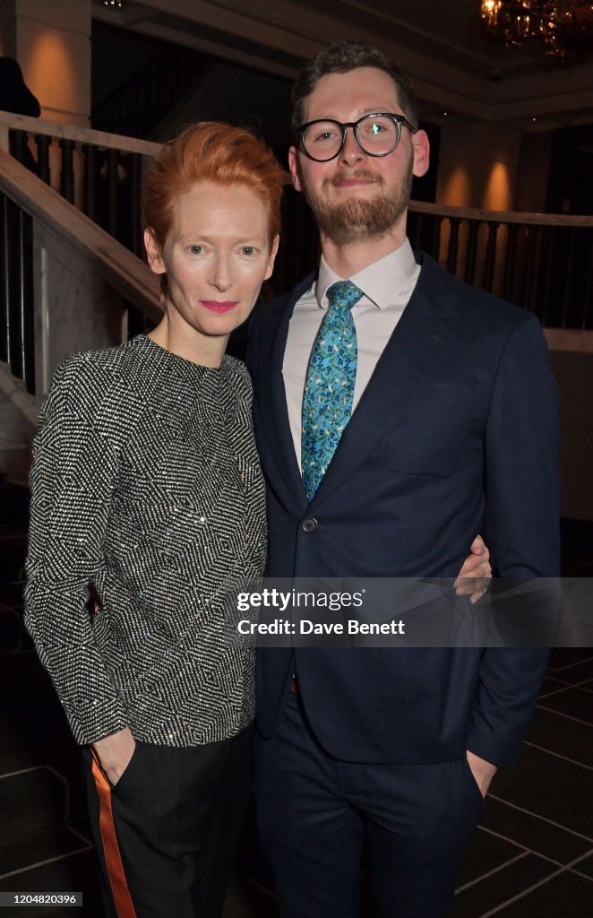 Tilda Swinton Receives A BFI Fellowship At The BFI Chairman's Dinner