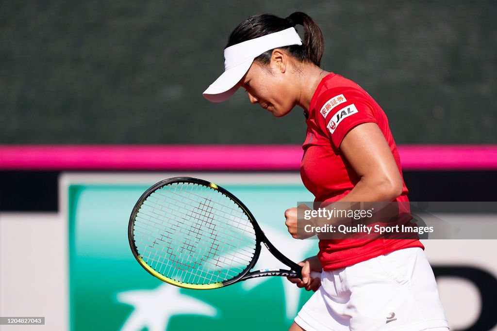 Spain v Japan - Fed Cup: Day 2