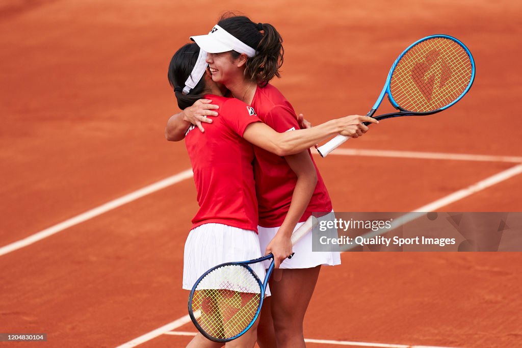 Spain v Japan - Fed Cup: Day 2