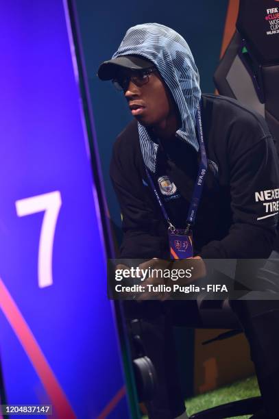 Ryan Antony Pessoa of Manchester City eSports team competes during the FIFA eClub World Cup 2020 - Day 2 on February 08, 2020 in Milan, Italy.