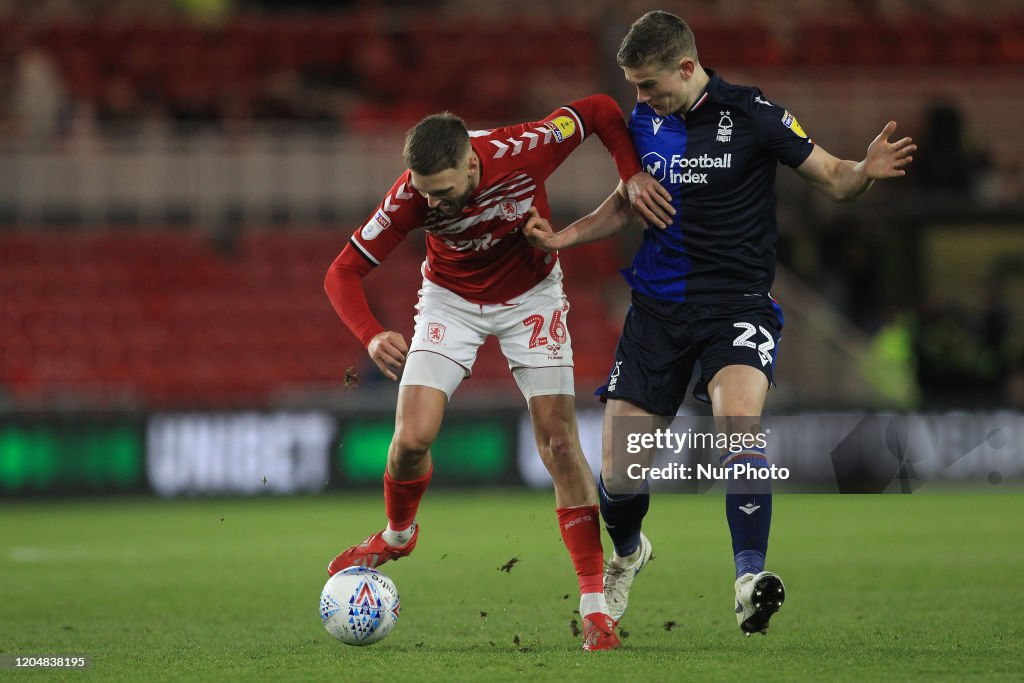 Middlesbrough v Nottingham Forest - Sky Bet Championship