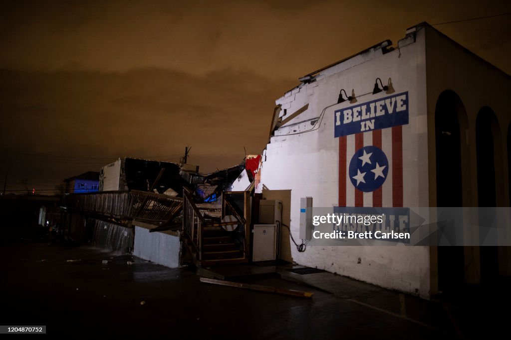 Tornado Hits Nashville, Tennessee