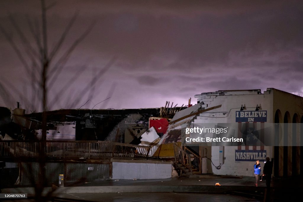 Tornado Hits Nashville, Tennessee