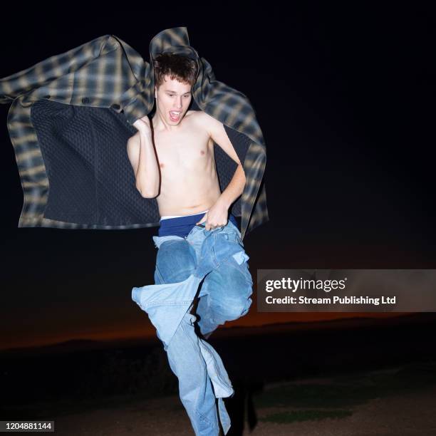 Singer-songwriter Ryan Beatty is photographed for Attitude magazine on January 10, 2020 in Los Angeles, United States.