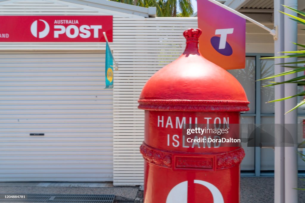 Hamilton Island Post Office and Public Mailbox, Australia