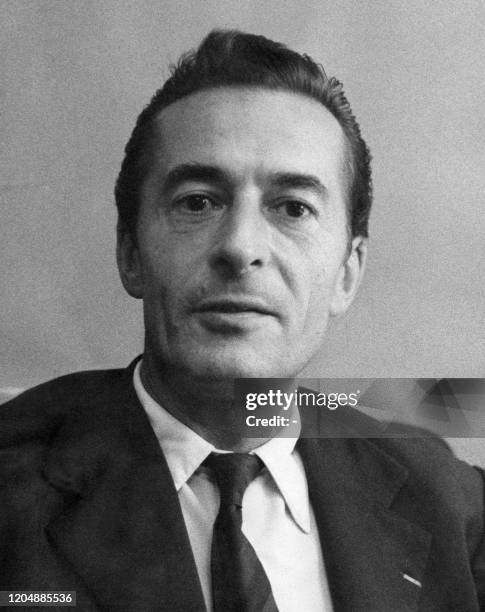 An undated portrait of French neurologist and surgeon Henri Laborit . Laborit is most famous for having discovered in 1952 some of the earliest known...